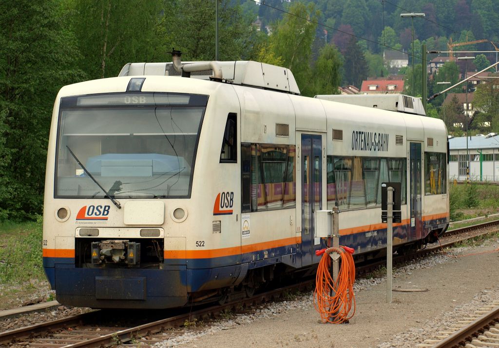 Am Morgen des 27.4 stand OSB  522  alias 650 584 abgstellt in Freundenstadt.