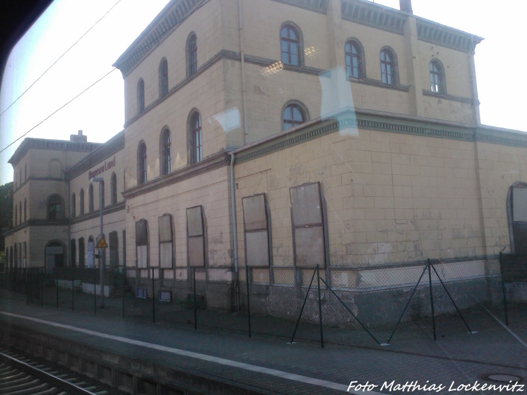 Bahnhof Hagenow Land am 8.6.13