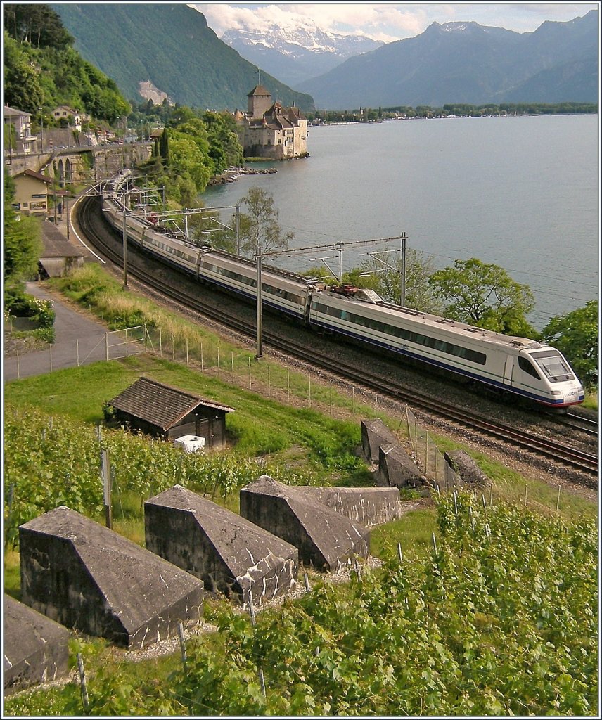 CIS ETR beim Chteau de Chillon a 19. Juni 2008.