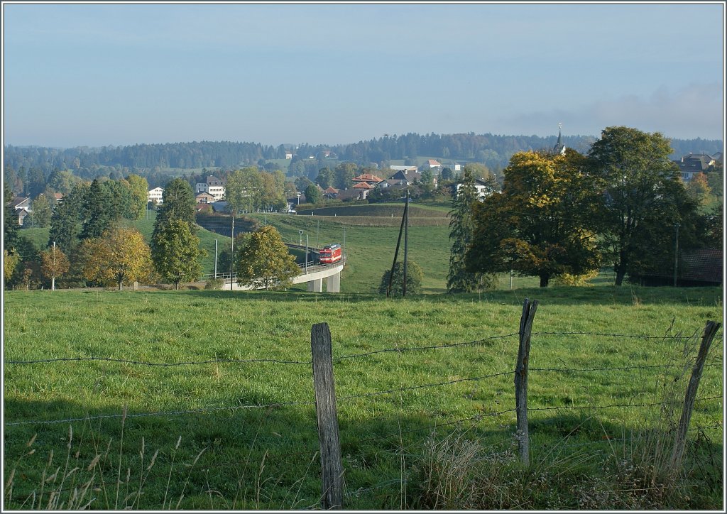 CJ Regionalzug bei La Ferrire. 11. Okt. 2010