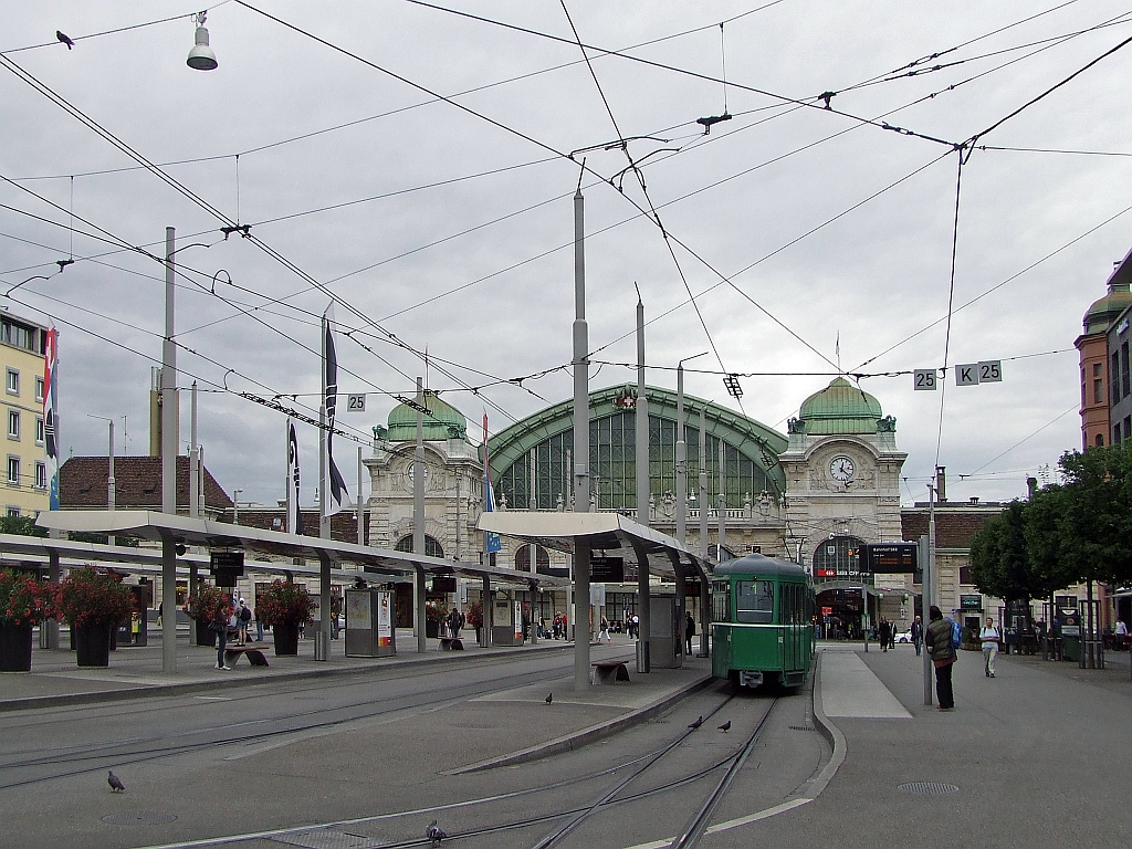 Der Bahnhof Basel SBB am 12.07.2008