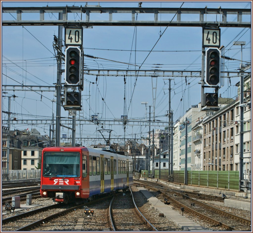 Der Bem 550 003 erreicht Genve.
30. Juni 2009