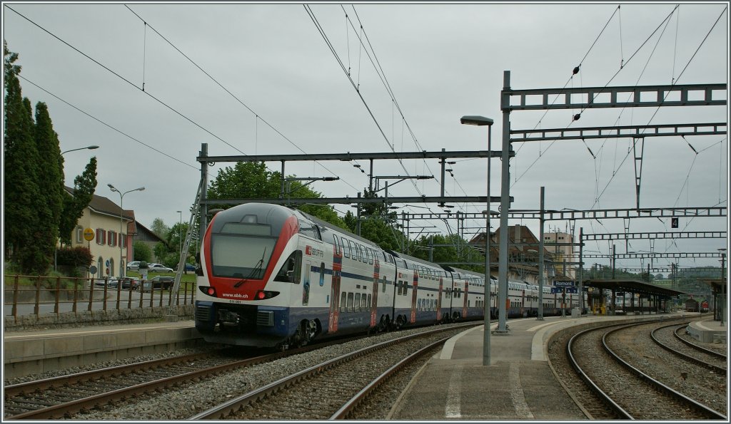 Der neue 511 001 in Romont. 
27.05.2011