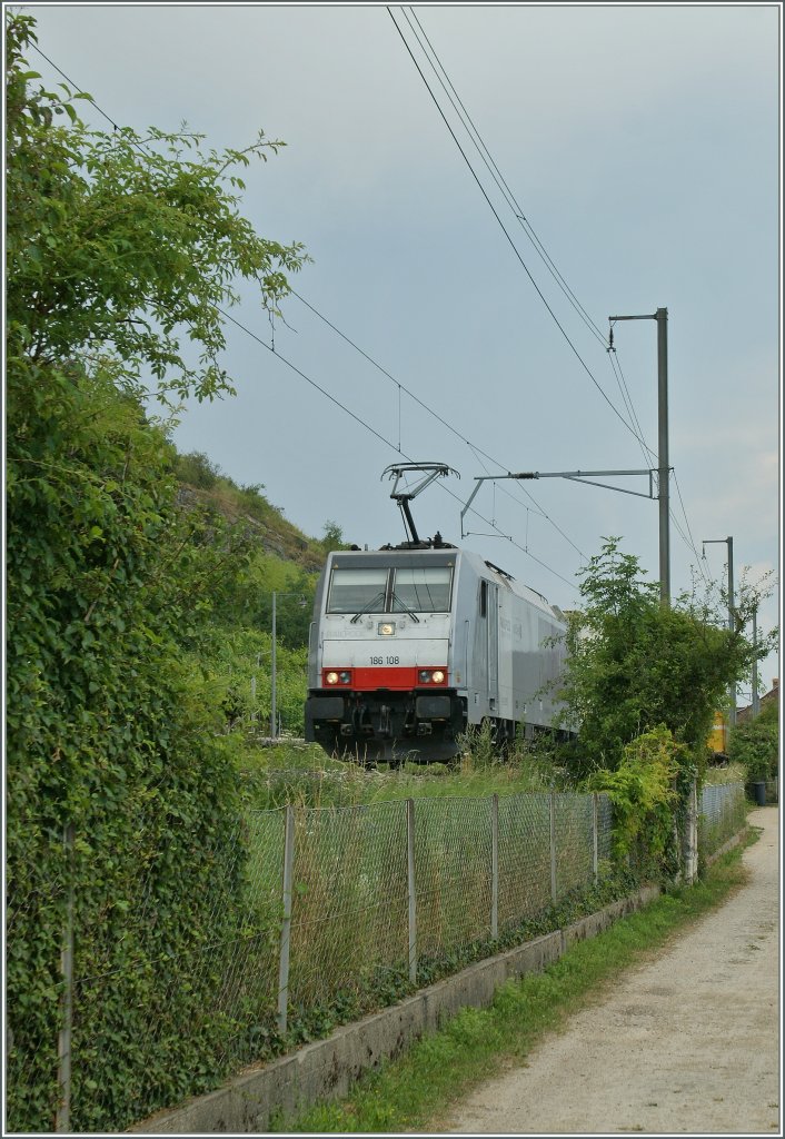 Die 186 108 bei Ligerz.
23. Juli 2013