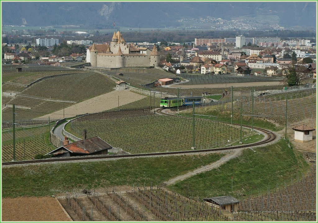 Die ASD schlngelt sich durch die Rebberge von Aigle.
27. Mrz 2011