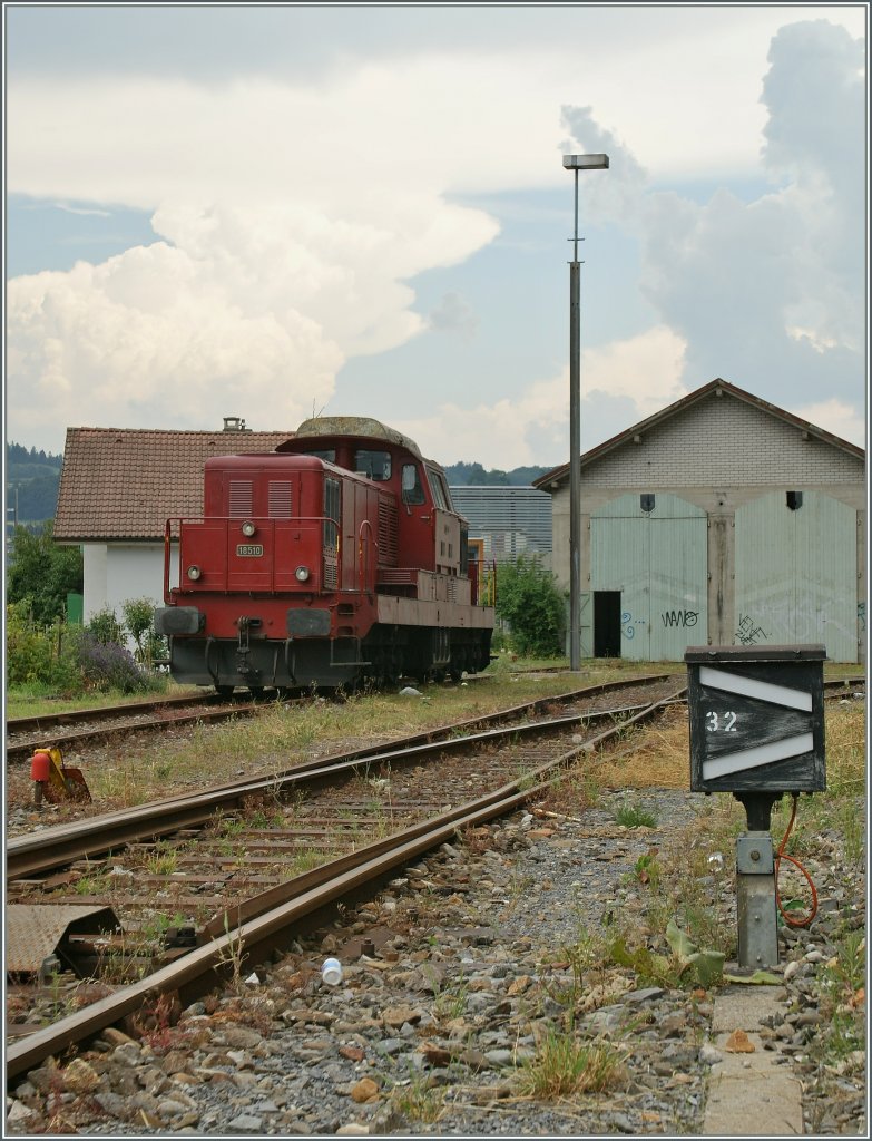 Die Bm 6/6 18510 in Yverdon.
23. Juli 2013