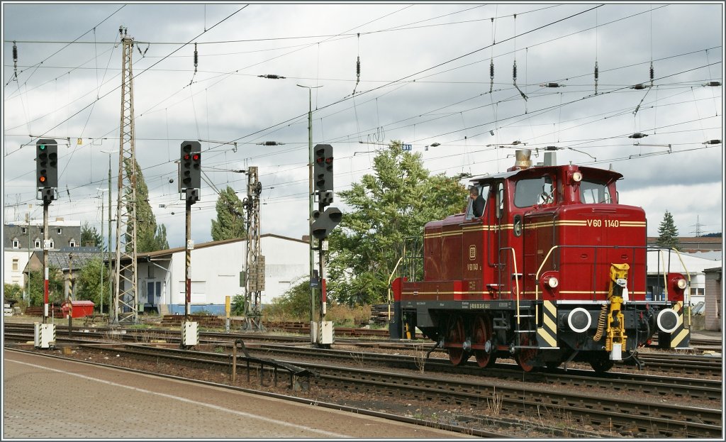 Die VEB V 60 1140 in Trier. 
25. Sept. 2012