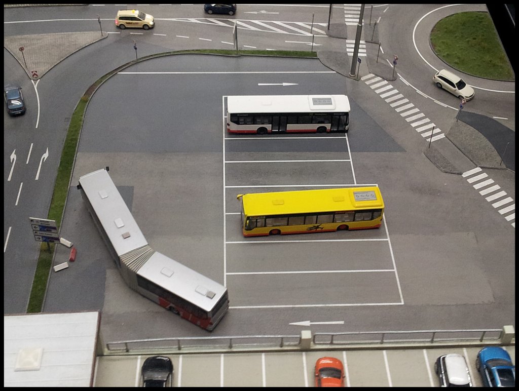 Drei mal Mercedes Citaro I im MiWuLa Hamburg.
