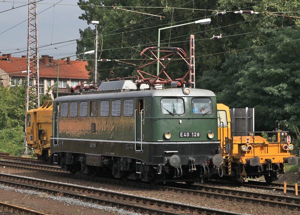 E40 128 fhrte Fhrerstandsmitfahrten am 19.09.10 in Osnabrck durch