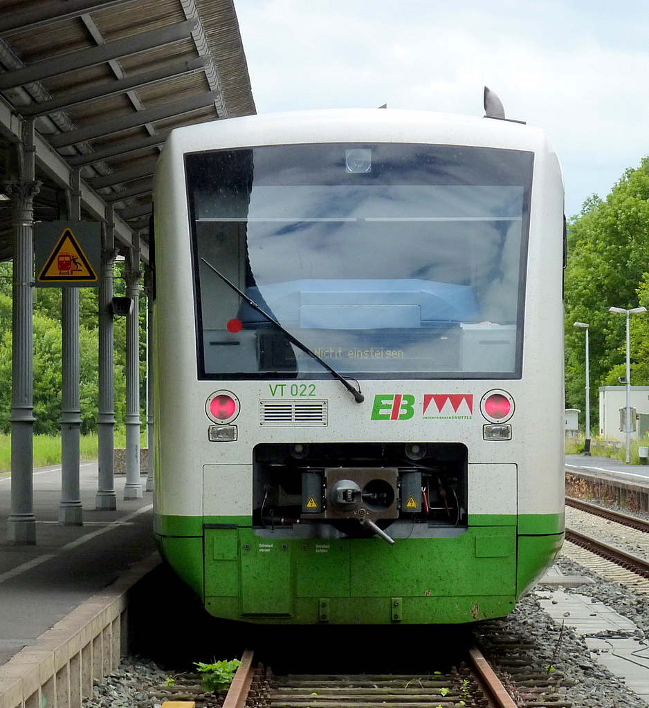 EB VT 022 nach  Nicht Einsteigen  am 19.06.10 in Bad Kissingen