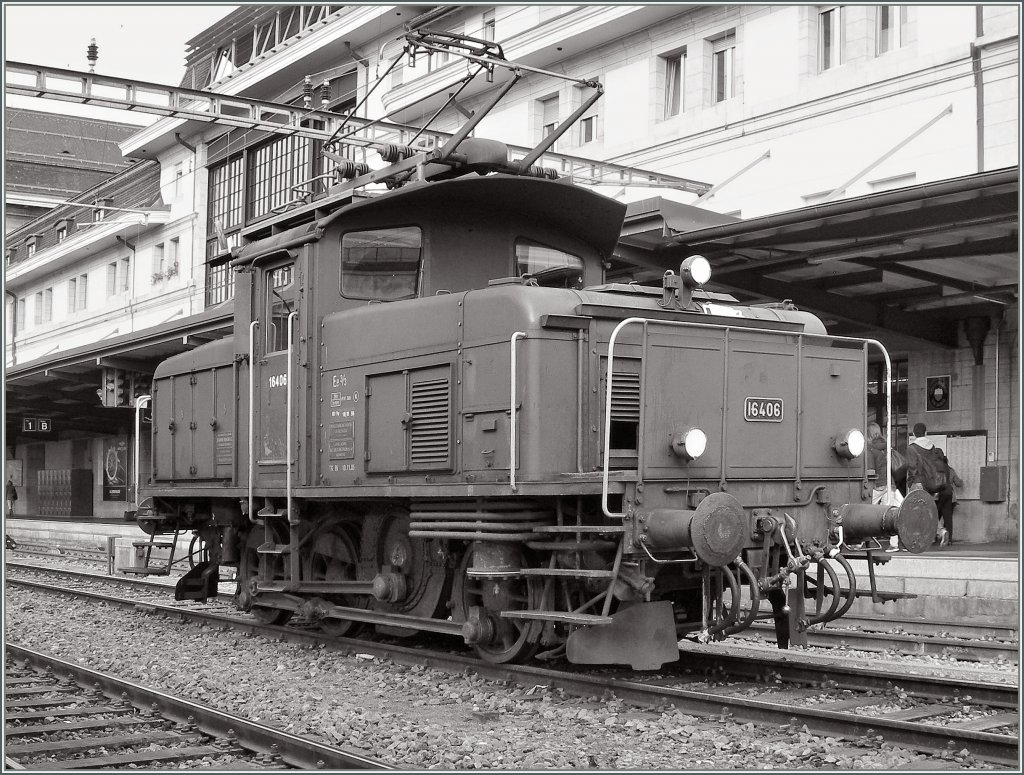 Ee 3/3 16406 in Lausanne am 22.10.2010.