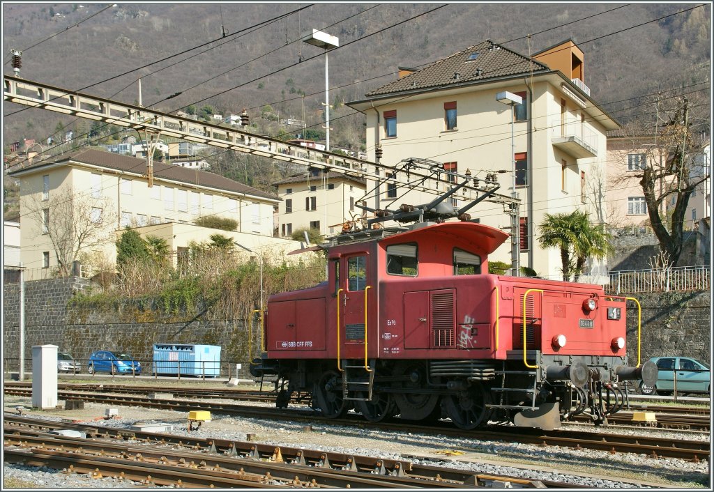 Ee 3/3 16448 in Bellinzona. 
21.03.2011