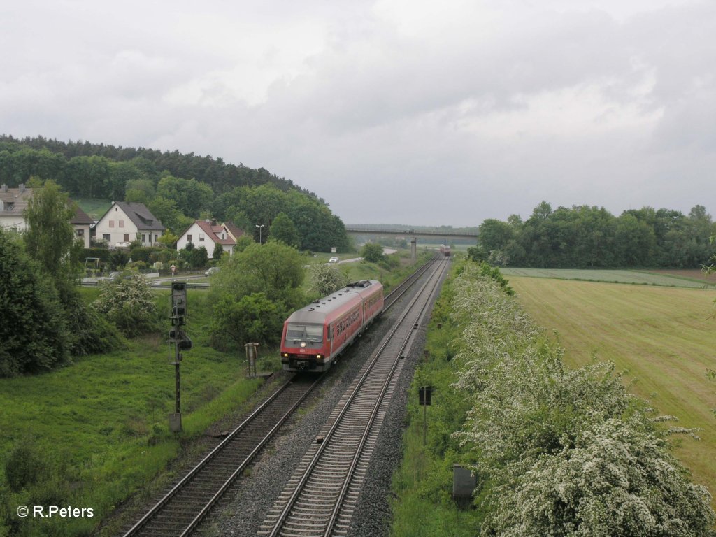 Ein 610er bei Richt als Re nach Regensburg. 26.05.10