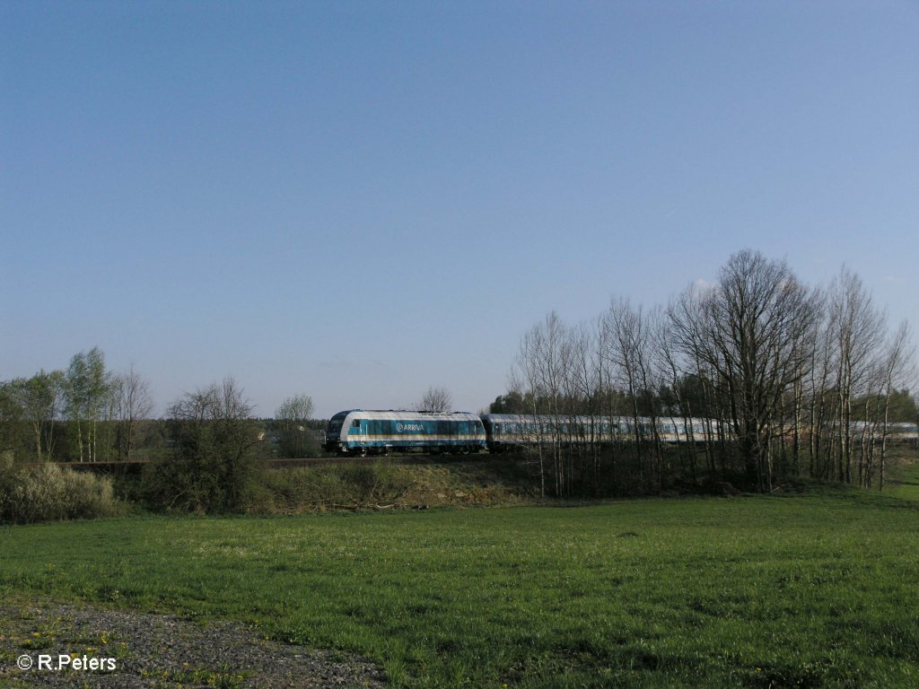 Ein Alex bei Schnfeld auf den Weg nach Hof. 19.04.09