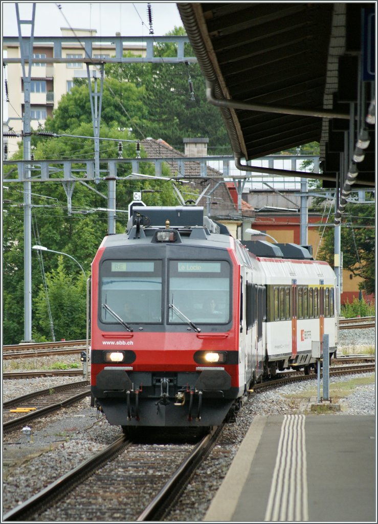 Ein  Domino  trifft in La Chaux-de Fonds ein.
19. Aug. 2010