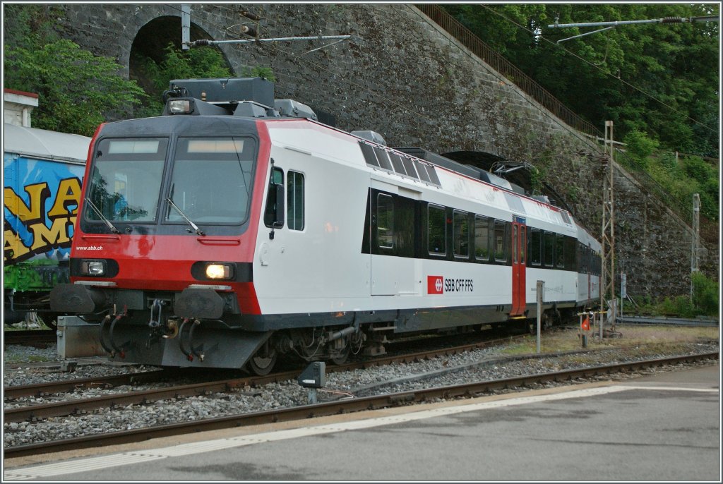 Ein  Domino  wartet in Vevey auf den Einsatzt als S31. 
1. Juni 2012