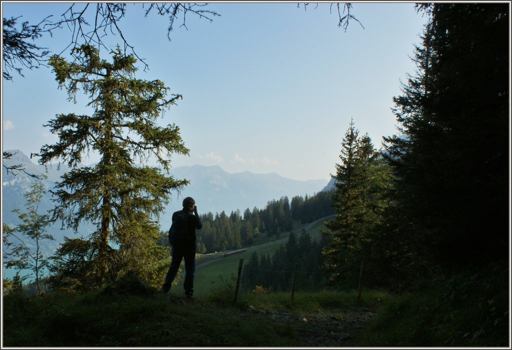 Ein Fotograf und das Motiv.
(10.09.2012)