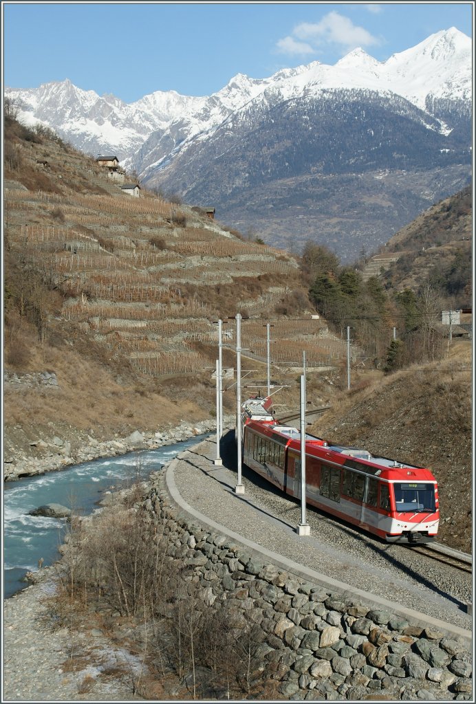 Ein MGB  Komet  bei Neubrck am 21. Jan. 2011