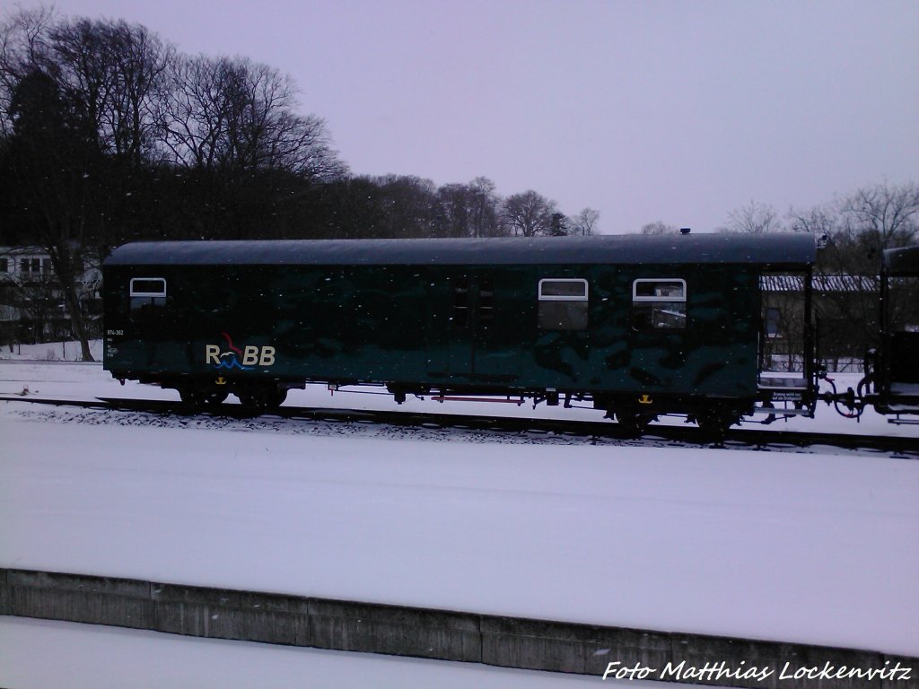 ein Neuer Wagen Kam Dieses Jahr Bei der RBB Dazu / Dieser Fahrradwagen Ist Lnger Als Die Anderen Fahrradwagen Der RBB / Abgestellt aufm Lauterbacher Gleis In Putbus am 11.3.13 