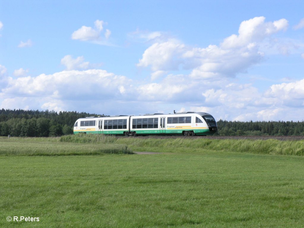 Ein VT auf den Weg nach Regensburg bei Oberteich. 10.06.09