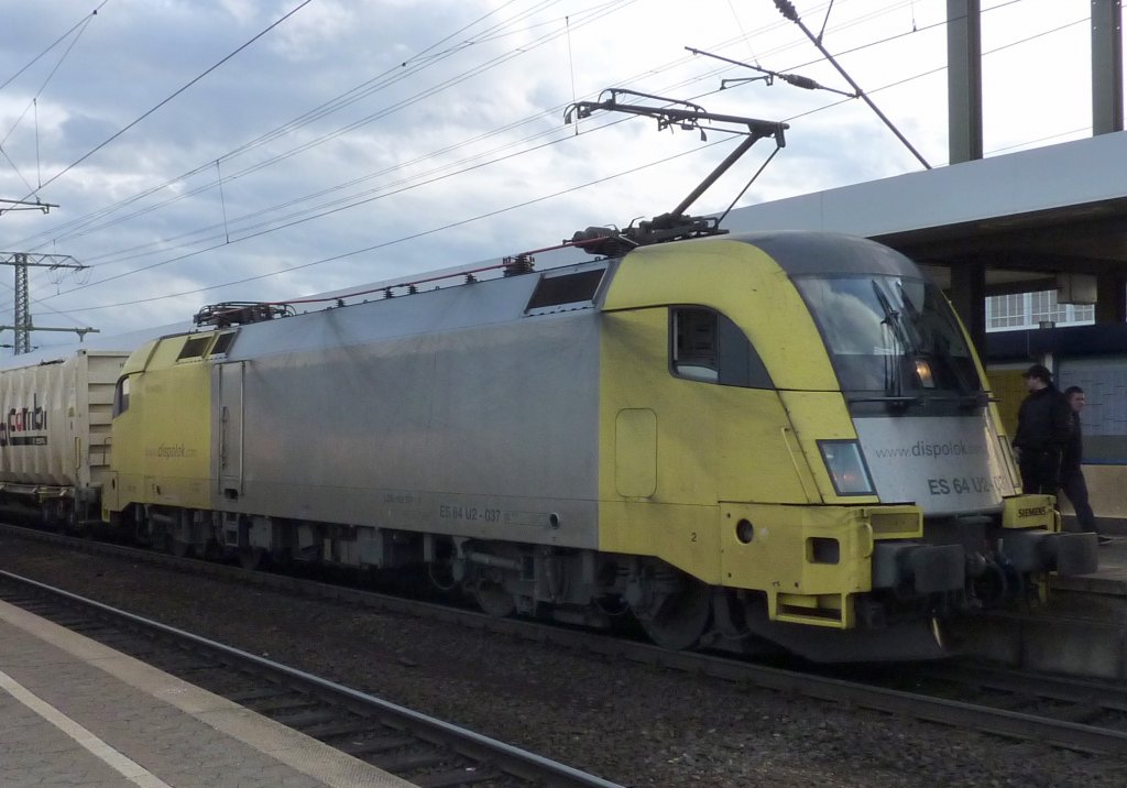 ES 64 U2-037 am 25.02.10 in Fulda