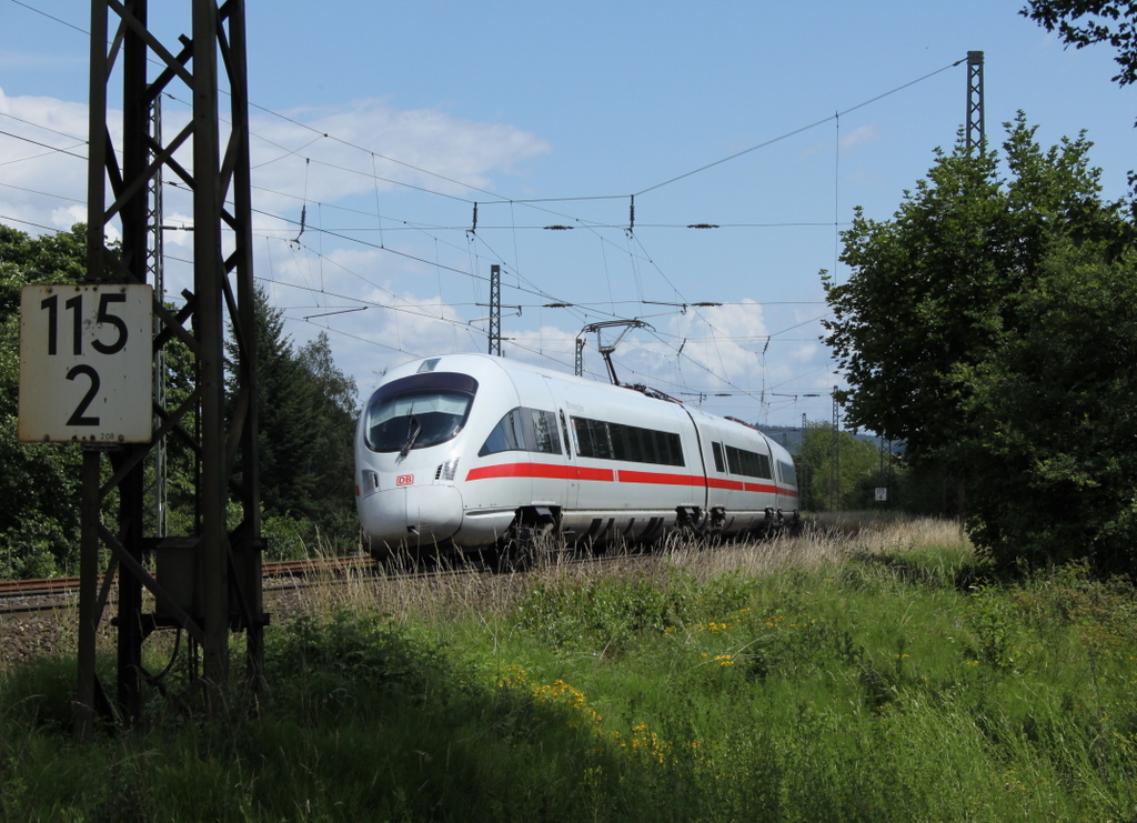 ICE-T  Falkenberg/Elster  als ICE nach Dresden am 23.06.11 bei Fulda