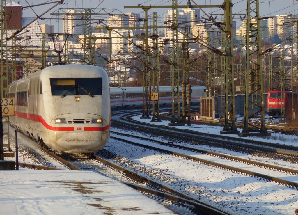 ICE1 am 02.01.10 in Fulda