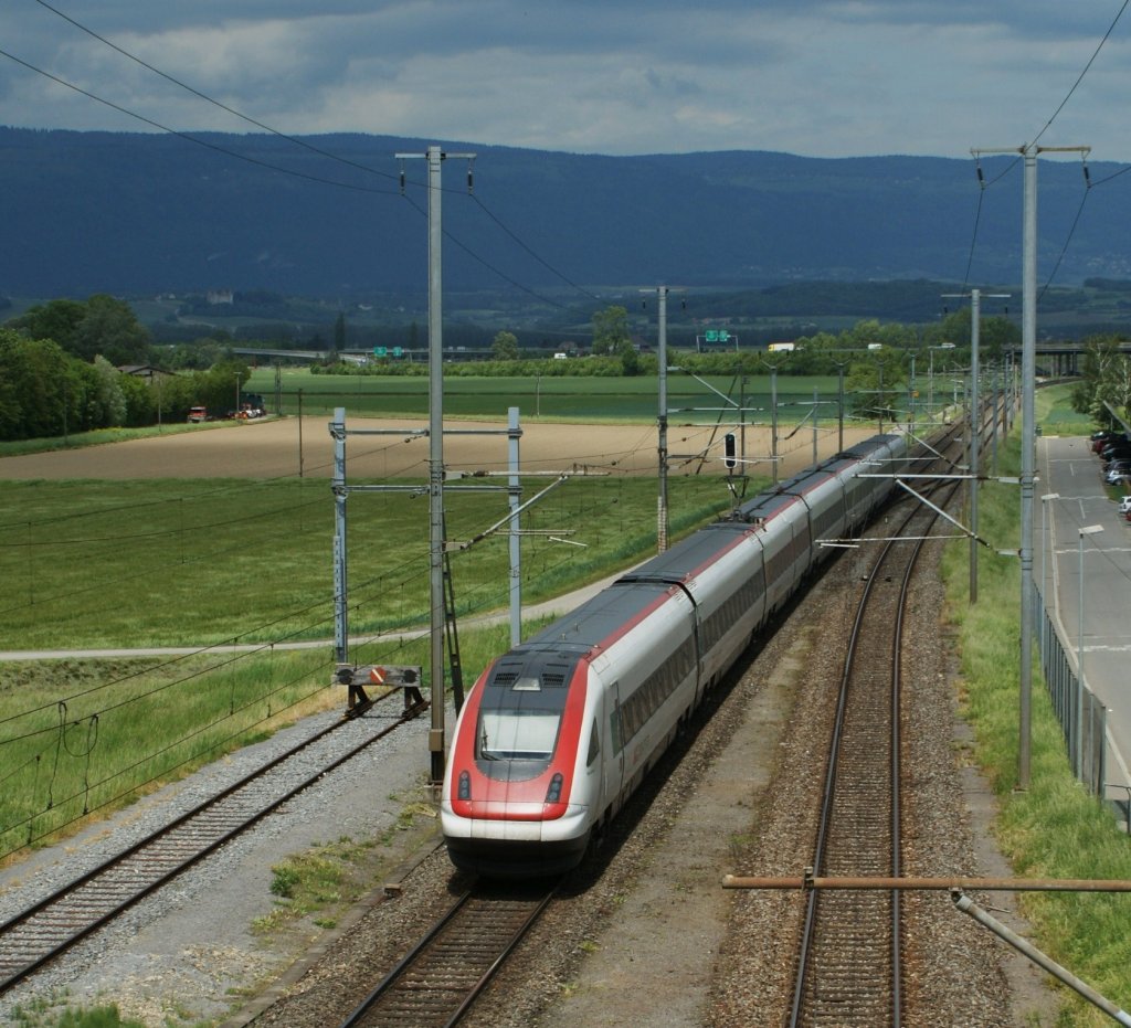 ICN Richtung Yverdon. 
26. Mai 2010