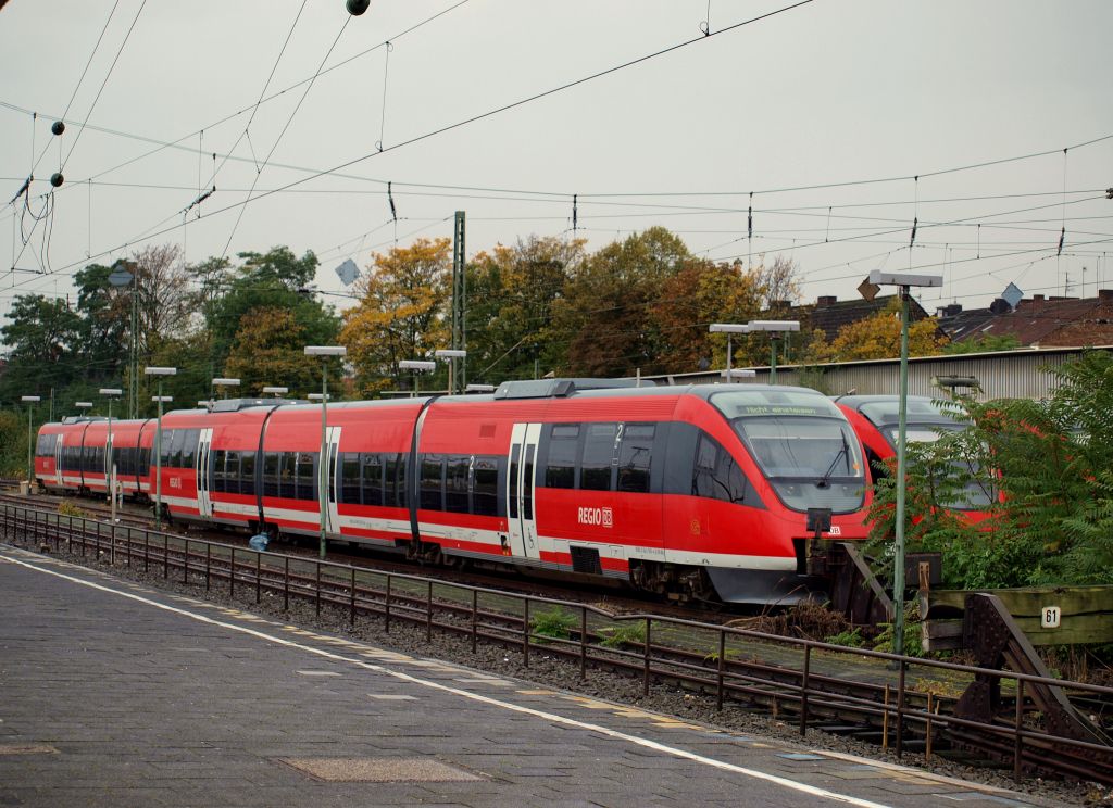 In Mnster waren jede Menge 643 (Talent) der DB abgestellt. Gesehen am 23.10.