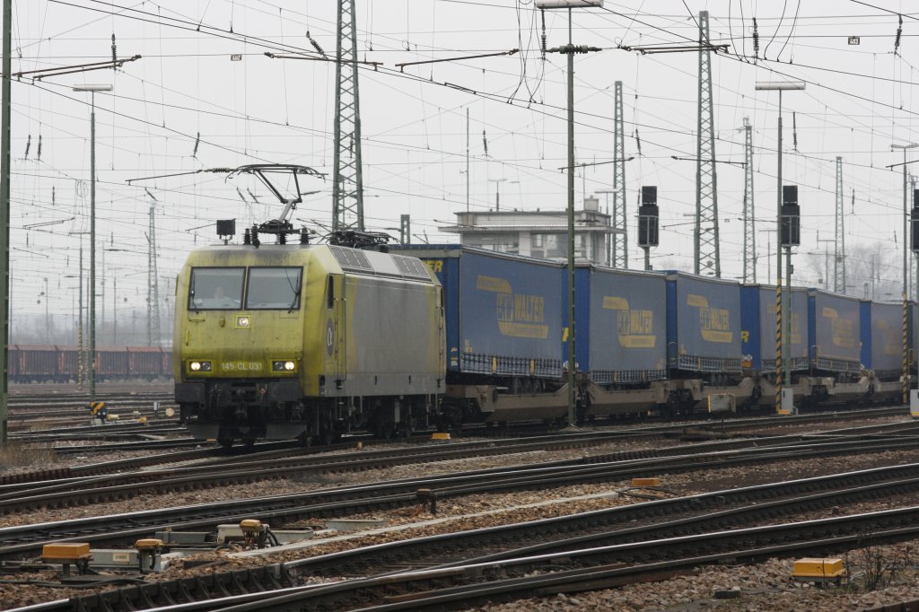 Karlsruhe-Gterbahnhof
26.03.2013
145 CL 031 der Alpha Train