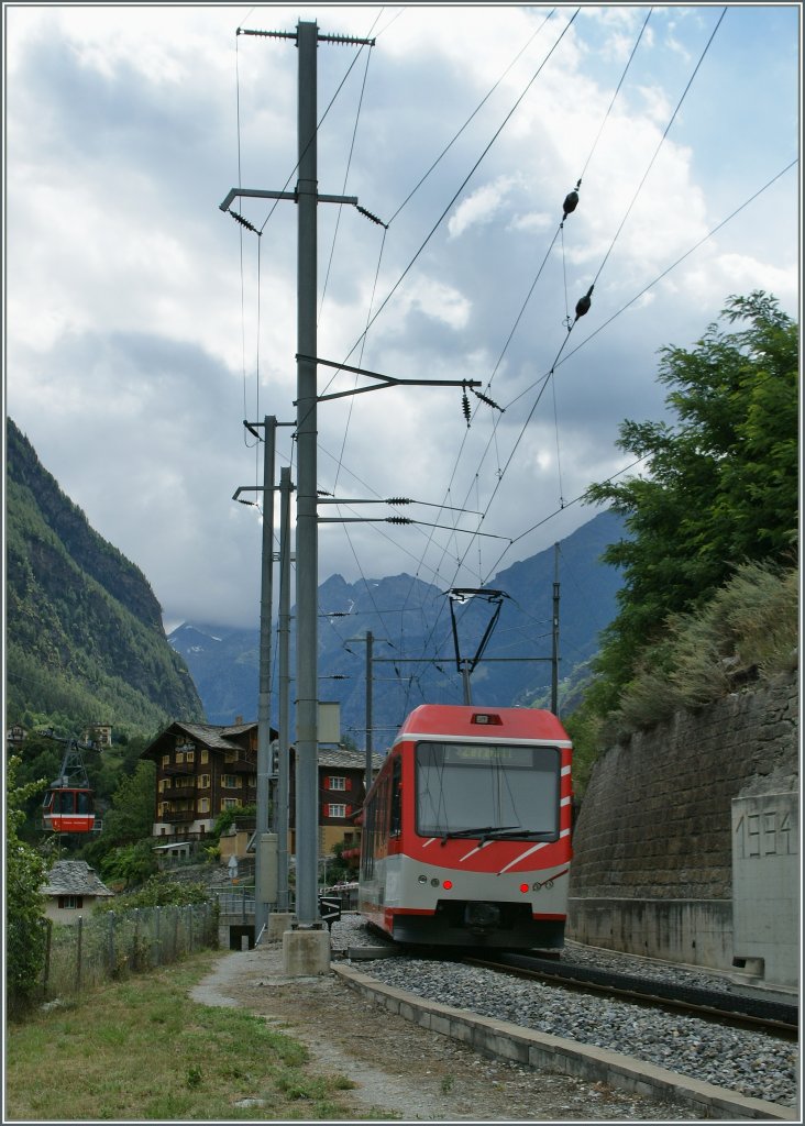 Komet und Gondelbahn in Stalden.
22.07.2012