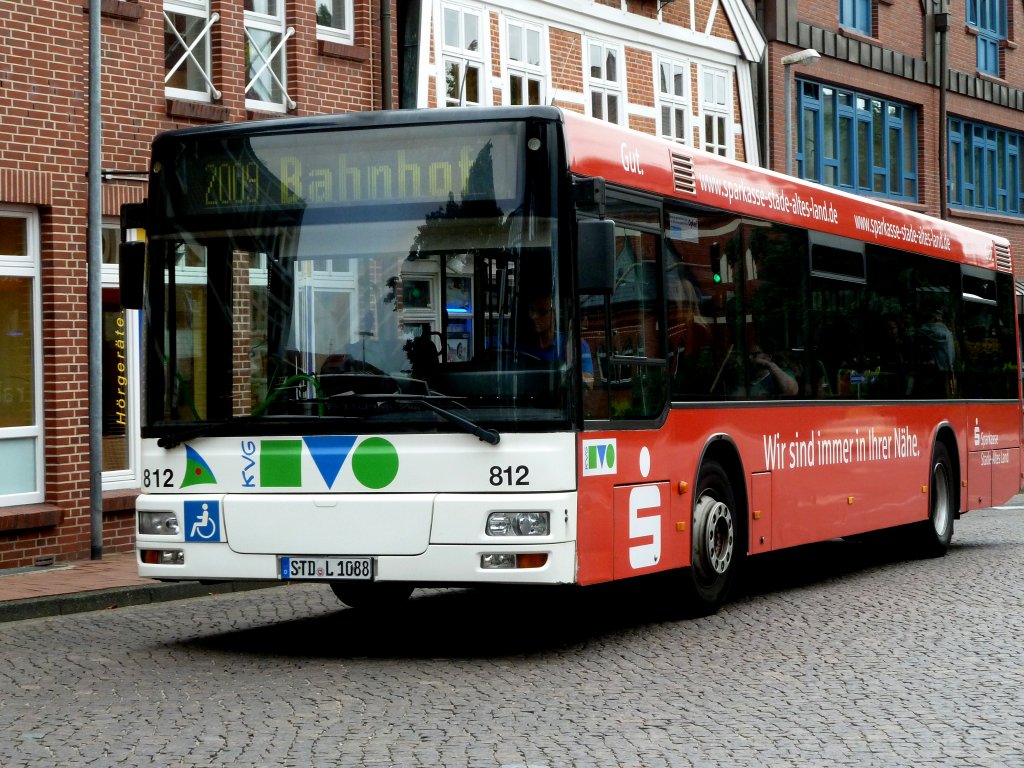 Linienbus der KVG Stade, Juli 2012