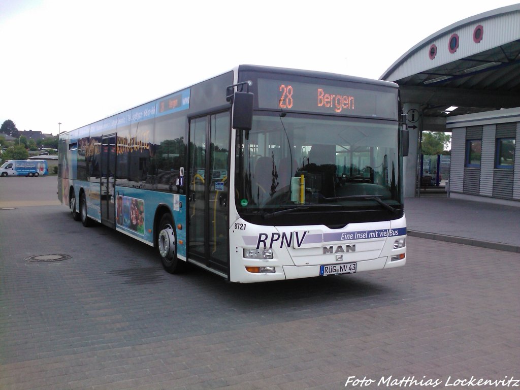 MAN aufm Busbahnhof in Bergen am 31.5.13