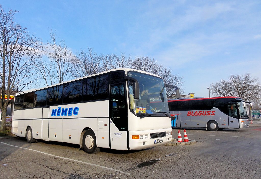 MAN von NEMEC aus der CZ am 8.12.2012 in Krems an der Donau.