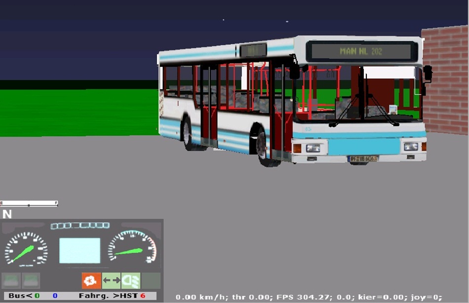 MAN NL 202 des Vbus-Simulators.