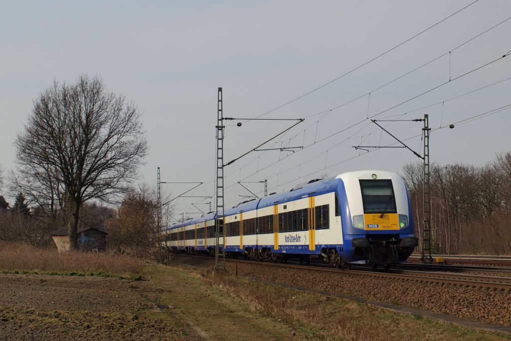 Married-Pair vorraus fuhr NOB von Westerland nach Hamburg-Altona durch Halstenbek.