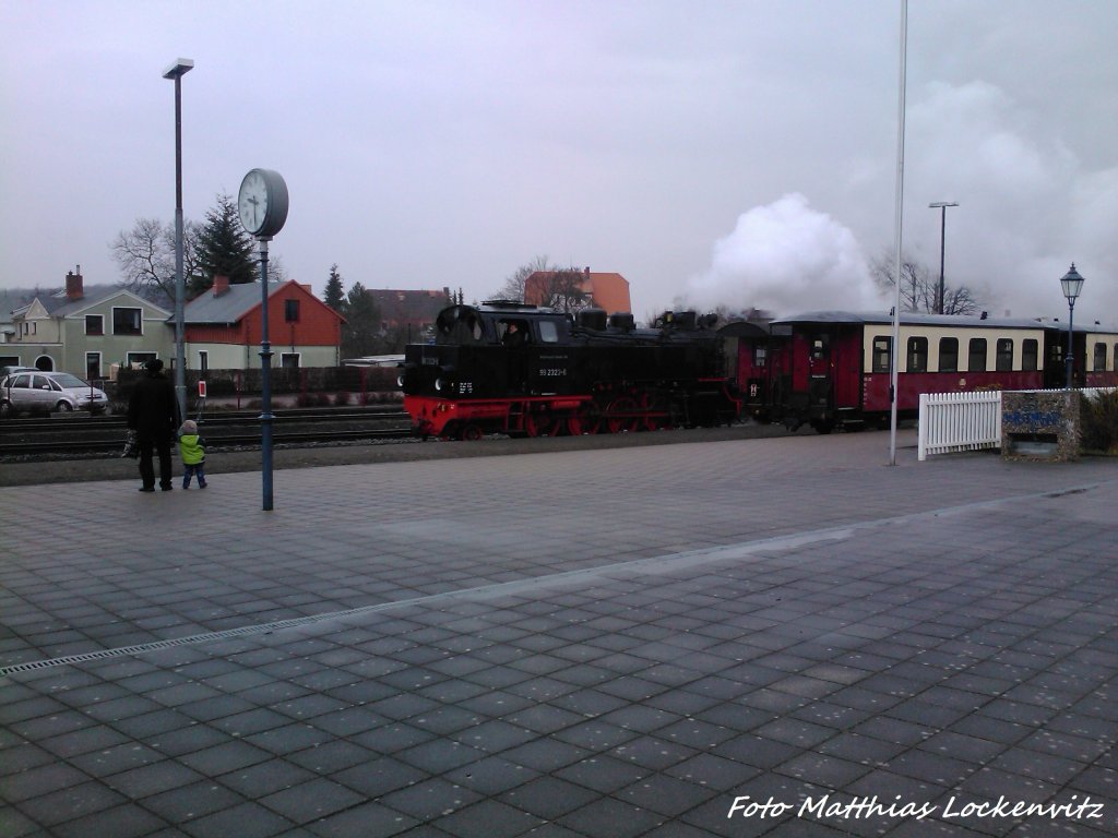 Mecklenburgische B�derbahn  Molli  beim Rangieren im Bahnhof Bad Doberan am 13.4.13