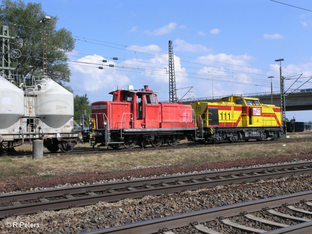 MEG 111 + 362 849-2 Nachschuss. 27.08.09