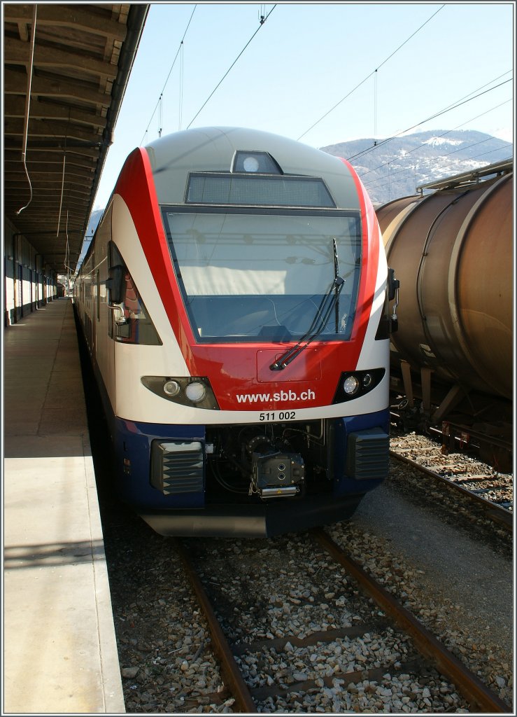 Meine ersten Bilder der neuen BR 511.
Sion, den 5. Mrz 2011