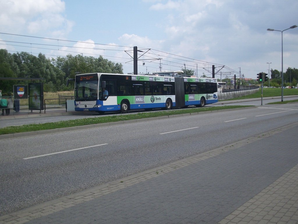 Mercedes Citaro II der Rostocker Straenbahn AG in Rostock. 

