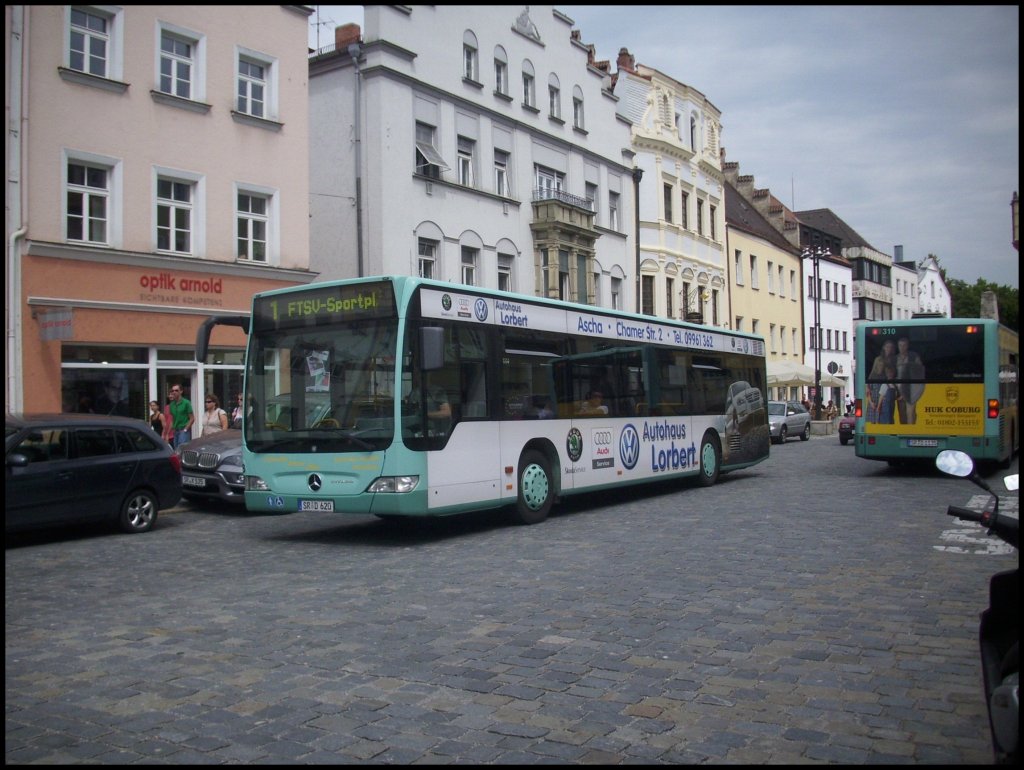 Mercedes Citaro II der Stadtwerke Straubing in Straubing.