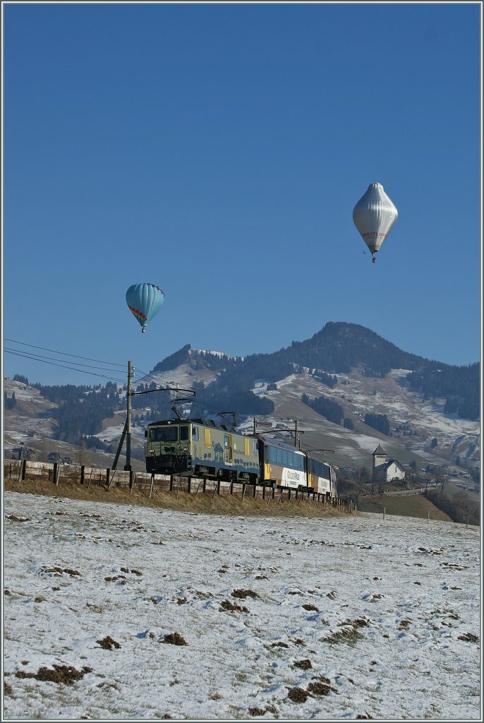 MOB Panoramic Express und das Ballonfestival bei Chteau d'Oex.
23. Jan. 2011