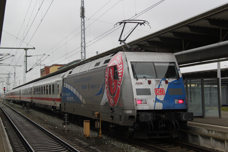 nach dem Mirko seine 1.Begegnung mit der Bundespolizei hatte bekam ich sie zum 5.Mal in Rostock vor die Linse.08.01.2012