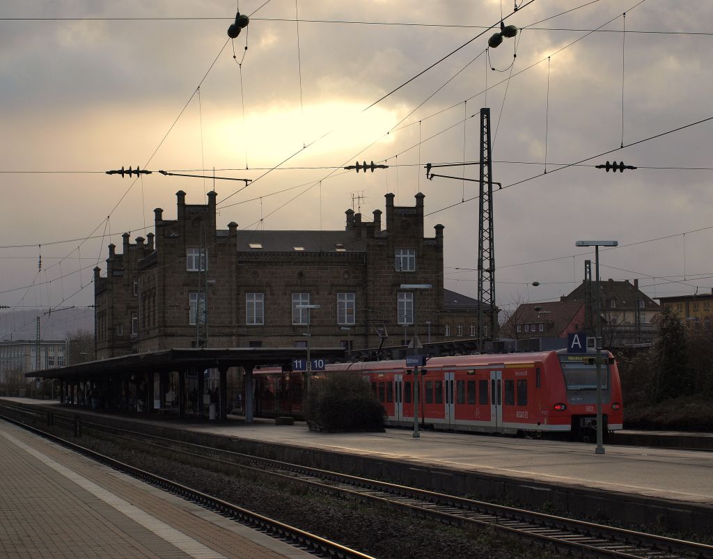 Nachmittagsstimmung in Minden/Westfalen am 11.12.