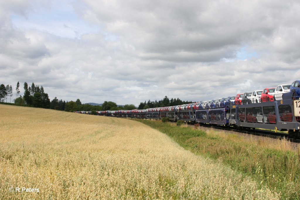 Nachschuss von 232 426-7 und 49278 Kia-Autozug 23.07.11
