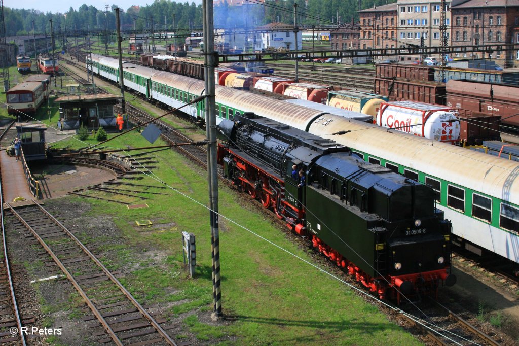 Nachschuss beim Umsetzten von 01 509-8 in Chep. 21.05.11