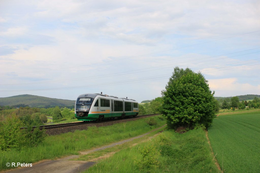 Nachschuss von VT21  Landkreis Tirschenreuth  als VBG20881 nach Chep bei Brand. 21.05.11