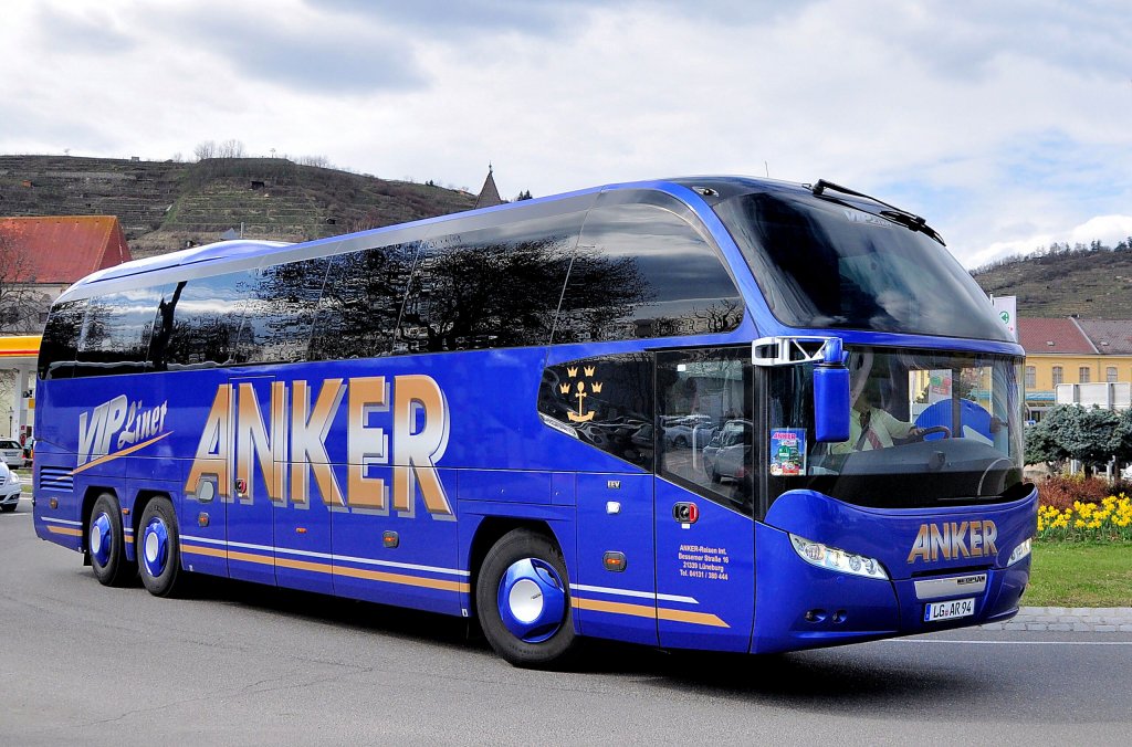 NEOPLAN CITYLINER von ANKER Reisen aus Deutschland am 14.4.2013 in Krems unterwegs.