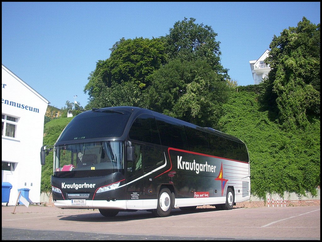 Neoplan Cityliner on Krautgartner aus sterreich im Stadthafen Sassnitz