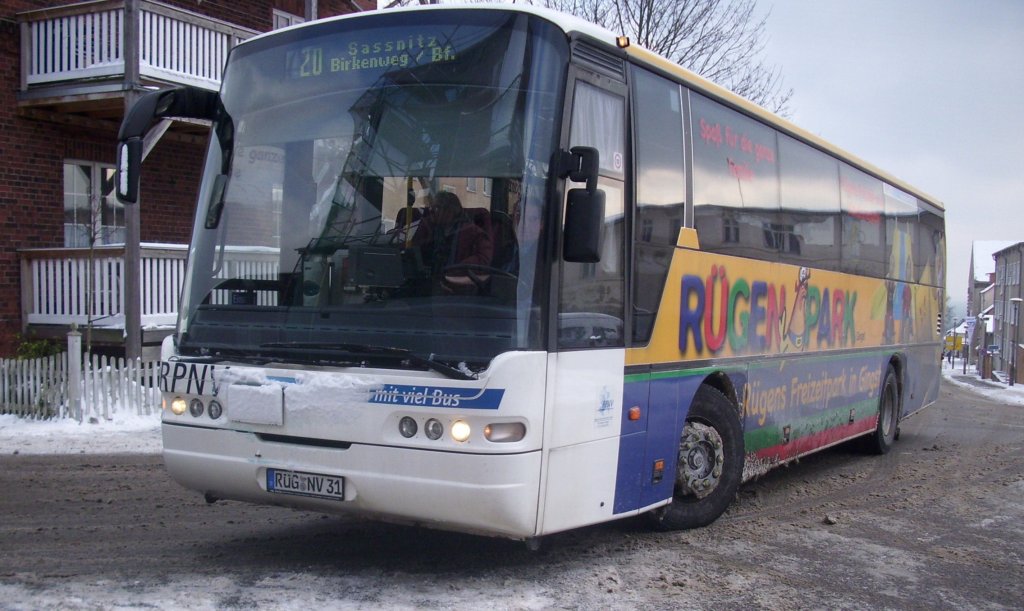 Neoplan Euroliner der RPNV in Sassnitz.